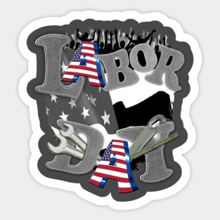 Labor-Day-holiday Sticker